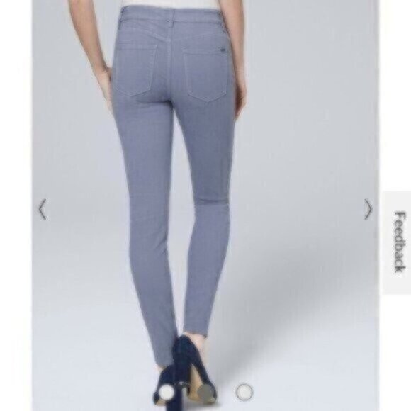NWT White House Black Market Mid-Rise Skinny Ankle Jeans - Picture 2 of 4